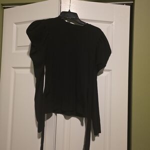 Truth Black Puff Sleeve Blouse